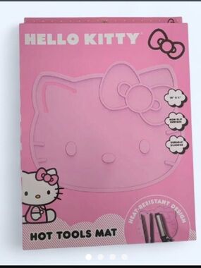 Hello Kitty Pink Silicone Hot Tools Mat